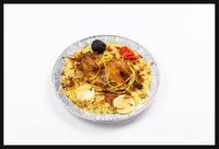 نصف دجاج مع رز مندي